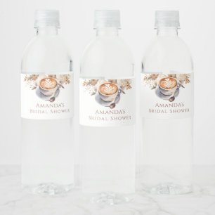 Étiquette Pour Bouteilles D'eau Fête des mariées Boho Café