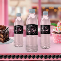 Glam Pink Black Fashion 21ème anniversaire