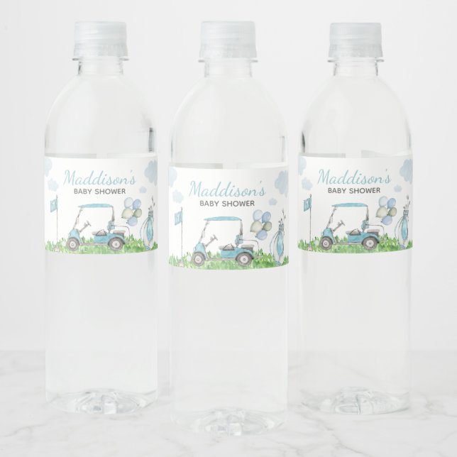 Étiquette Pour Bouteilles D'eau Golf Un Petit Baby shower À Putter (Bouteilles)