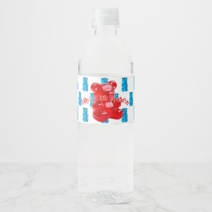 Étiquette Pour Bouteilles D'eau Gummy Jelly