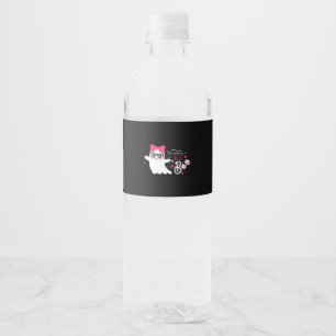 Étiquette Pour Bouteilles D'eau Halloween du petit garçon de maman