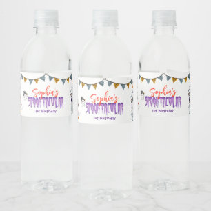 Étiquette Pour Bouteilles D'eau Halloween Ghost Spooktacular Anniversaire