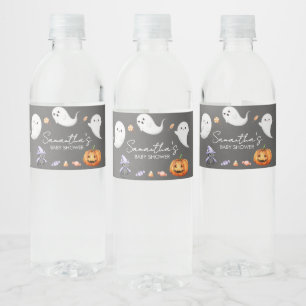 Étiquette Pour Bouteilles D'eau Halloween Petit Boo Ghost Baby shower