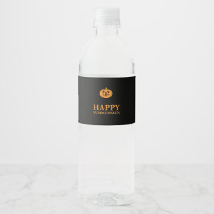 Étiquette Pour Bouteilles D'eau Happy Summerween surdimensionné
