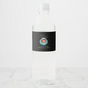 Étiquette Pour Bouteilles D'eau Infirmière chirurgicale gentille vilainement génia