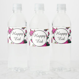 Étiquette Pour Bouteilles D'eau Joyeux Aïd