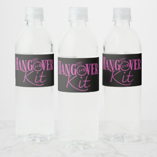 Étiquette Pour Bouteilles D'eau Kit de passe-passe - Bachelorette/Fête des mariées