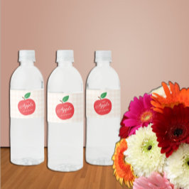 Étiquette Pour Bouteilles D'eau La Pomme De Notre Baby shower Oeil