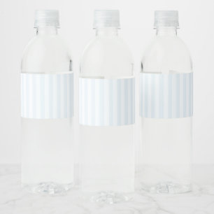 Étiquette Pour Bouteilles D'eau Laduree French Caffee Boulangerie Blue Stripe