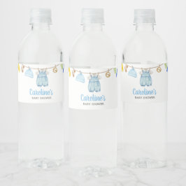 Étiquette Pour Bouteilles D'eau Le Baby shower de la Popsicle
