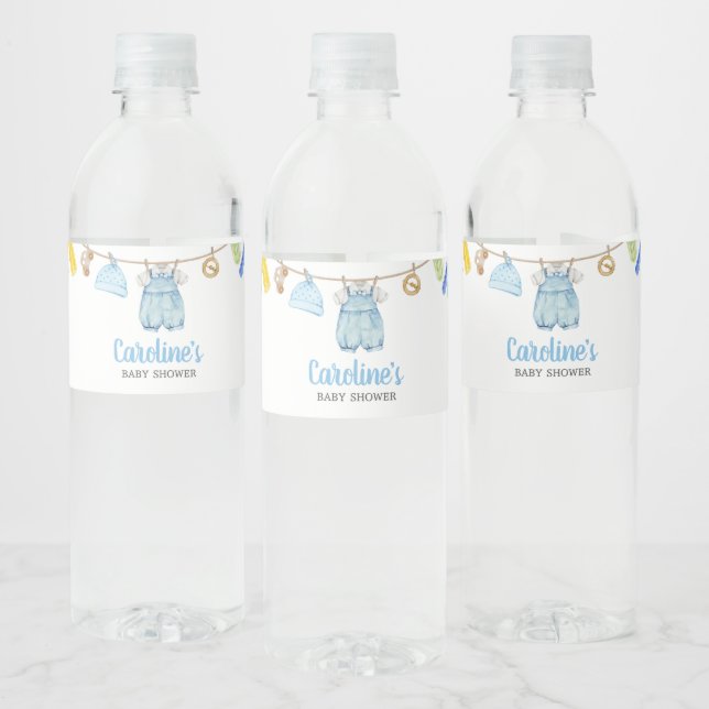 Étiquette Pour Bouteilles D'eau Le Baby shower de la Popsicle (Bouteilles)