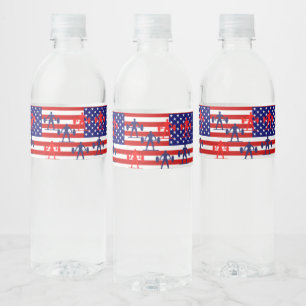 ÉTIQUETTE POUR BOUTEILLES D'EAU LIFTING DE BLÉ