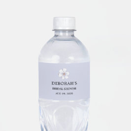 Étiquette Pour Bouteilles D'eau Lilac Floral Fête de Mariage