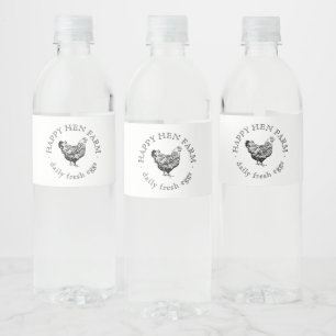 Étiquette Pour Bouteilles D'eau Logo promotionnel d'entreprise personnalisé