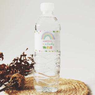 Étiquette Pour Bouteilles D'eau Lucky One Étiquette de bouteille d'eau fête d'anni