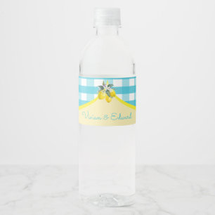 Étiquette Pour Bouteilles D'eau Luscieux citron