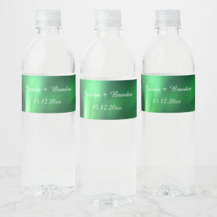 Étiquette Pour Bouteilles D'eau Mariage aurora boréale aurora