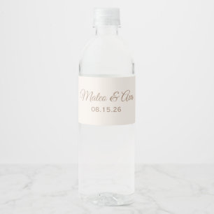 Étiquette Pour Bouteilles D'eau Mariage personnalisé