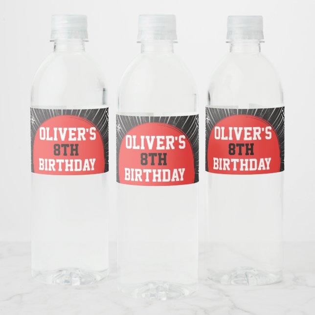Étiquette Pour Bouteilles D'eau Martial Arts Karate fête d'anniversaire (Bouteilles)