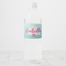 Mermaid Shell Birthday Water BotÉtiquette