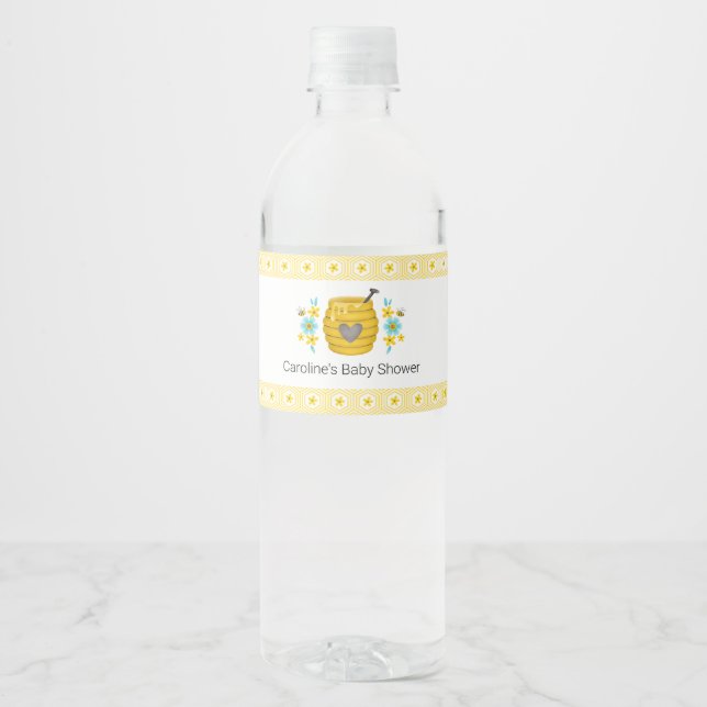 Étiquette Pour Bouteilles D'eau Mignonne maman à être (Devant)