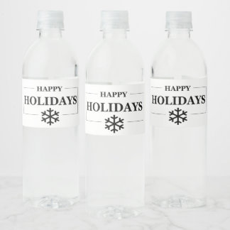 Étiquette Pour Bouteilles D'eau Noël Joyeux Noël Joyeux Noël