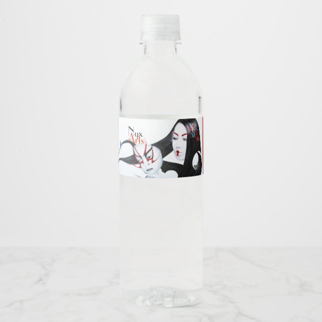 Étiquette Pour Bouteilles D'eau Nyx Arts Water (Devant)
