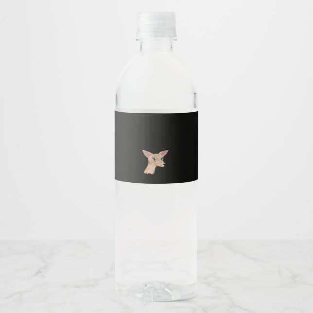 Étiquette Pour Bouteilles D'eau Oh Deer Clean Modern   (Devant)