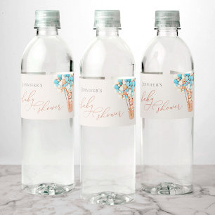 Étiquette Pour Bouteilles D'eau On Peut Attendre ! Étiquette de bouteille d'eau ba