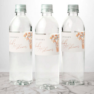 Étiquette Pour Bouteilles D'eau On Peut Attendre ! Étiquette de bouteille d'eau ba