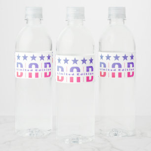 Étiquette Pour Bouteilles D'eau Papa Limited Edition
