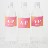 Parti Wedding shower De Colorblock Rose Et Orange
