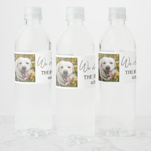 Étiquette Pour Bouteilles D'eau Personnalisé nous faisons trop mariage