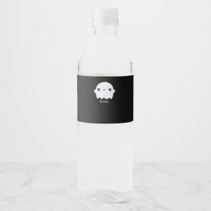 Étiquette Pour Bouteilles D'eau Petit Boo mou Halloween