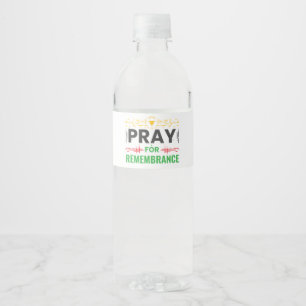 Étiquette Pour Bouteilles D'eau Priez Pour : Un Souvenir Collectif