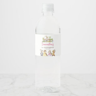 Étiquette Pour Bouteilles D'eau Princesse et Chevaliers Anniversaire