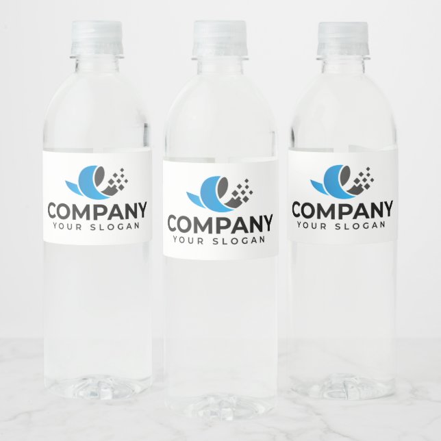 Étiquette Pour Bouteilles D'eau Promotion de l'entreprise personnalisée (Bouteilles)