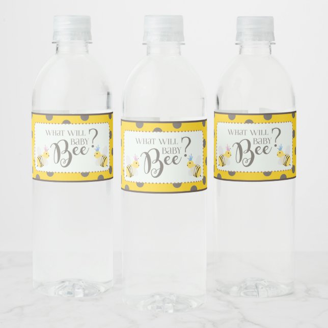 Étiquette Pour Bouteilles D'eau Qu'est-ce que Baby Bee Bumble Bee Baby (Bouteilles)