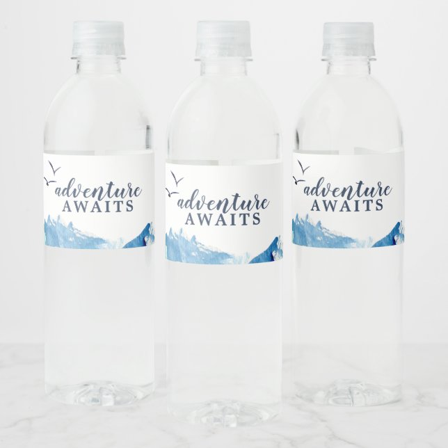 Étiquette Pour Bouteilles D'eau Rocky Mountain Adventure Attend (Bouteilles)