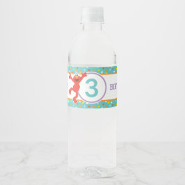 Étiquette Pour Bouteilles D'eau Rue Sésame | Elmo - Cupcake & Confetti Anniversair