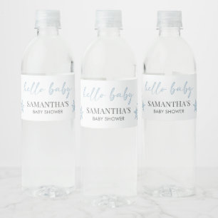 Étiquette Pour Bouteilles D'eau Salut Baby Shower