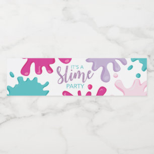 Étiquette Pour Bouteilles D'eau Slim anniversaire bouteille d'eau étiquette rose