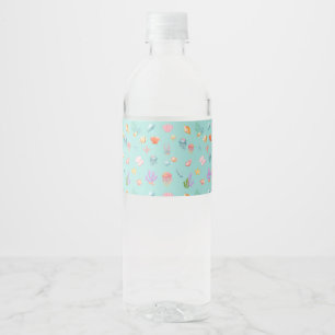 Étiquette Pour Bouteilles D'eau Sous la mer Anniversaire