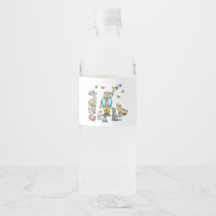 Étiquette Pour Bouteilles D'eau Tous les fêtards sont invités