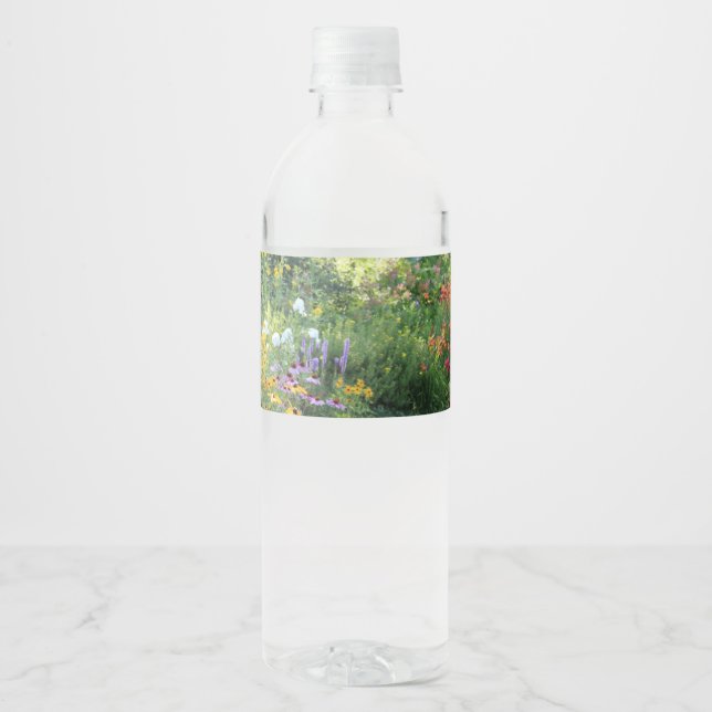 Étiquette Pour Bouteilles D'eau Trois Jardins Rencontrés (Devant)