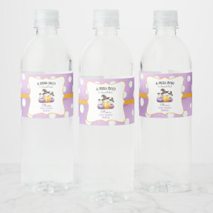 Étiquette Pour Bouteilles D'eau Un petit Baby shower d'Halloween fantôme