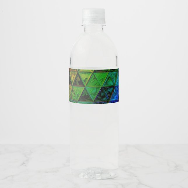 Étiquette Pour Bouteilles D'eau Verre de fierté (Devant)