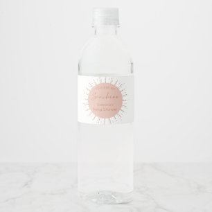 Étiquette Pour Bouteilles D'eau Vous Êtes Mon Baby shower Sunshine