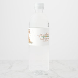 Étiquette Pour Bouteilles D'eau Whimsical Woodland Welcome