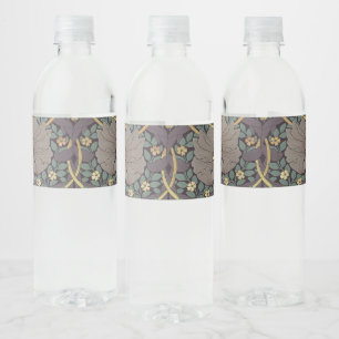 Étiquette Pour Bouteilles D'eau William Morris Pimpernel Motif Vintage Water Bot
